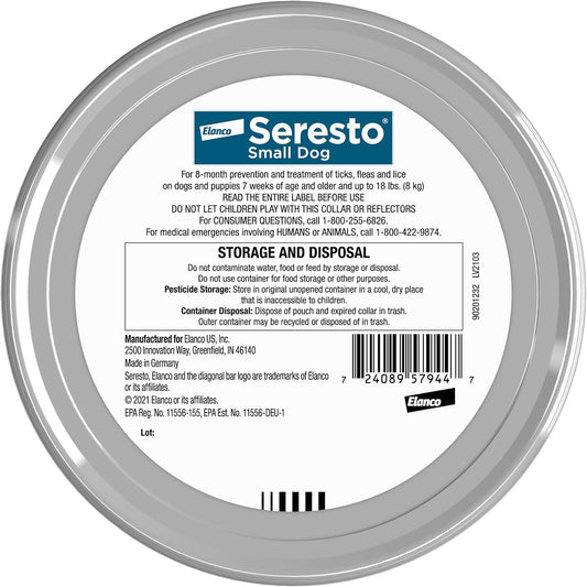 Seresto Small Dog Flea & Tick Collar 8 Months – Essence Enclave