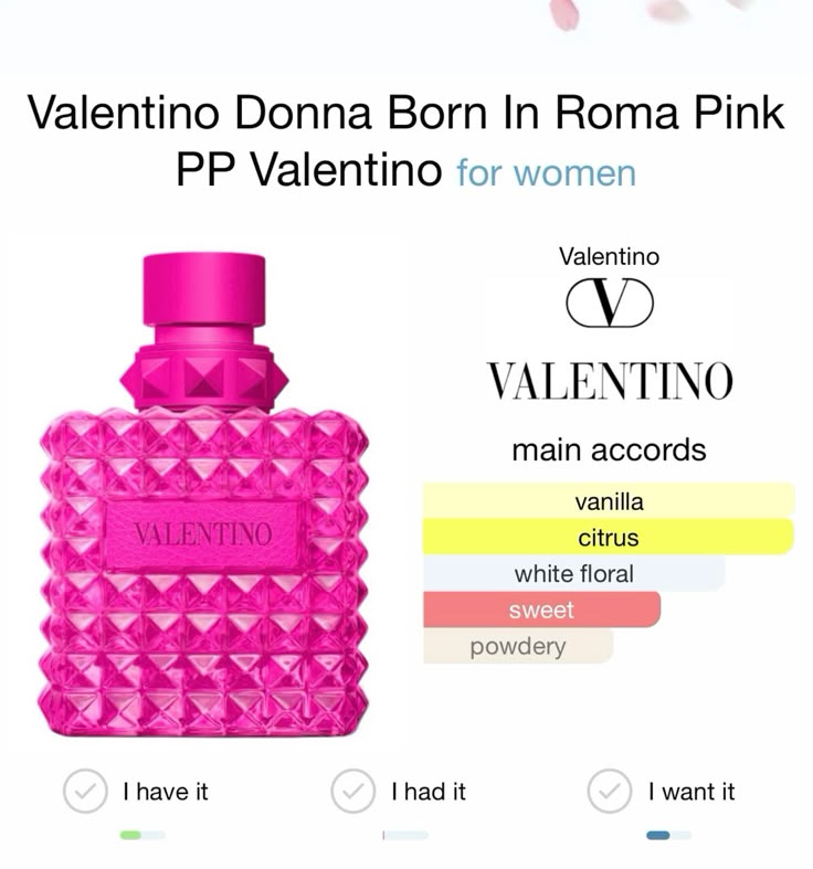 Valentino Donna Born In Roma Pink PP EDP 100ml – Essence Enclave