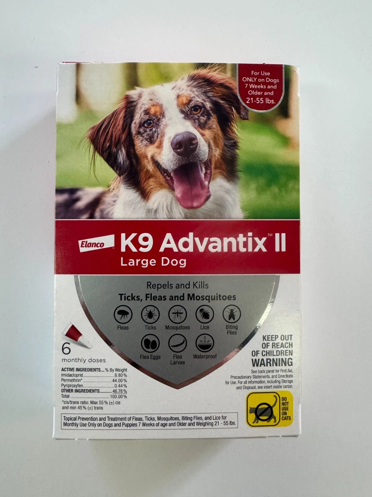 K9 Advantix II Large Dog 6 Doses Flea & Tick Prevention – Essence Enclave