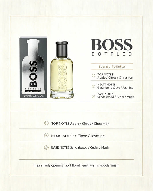 Hugo Boss Bottled EDT 100ml Men – Buy Online | Essence Enclave